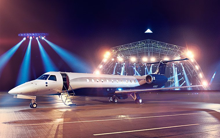 Efficient Music Tour Transport Charter A Private Jet